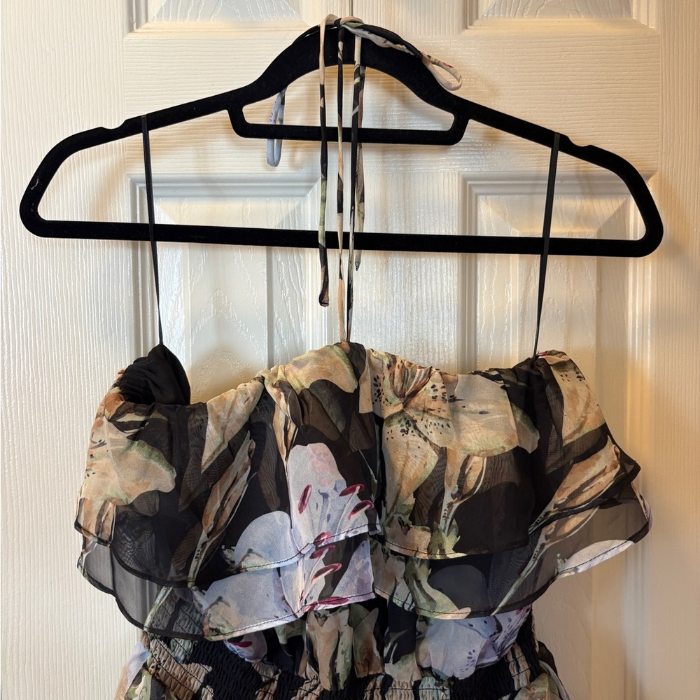Floral Ruffle Maxi Dress - Picture 3 of 4